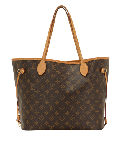 Neverfull MM, &pound;1,100, Handbags, Brown, Canvas, Front view